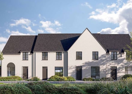 Landelijke nieuwbouw in Lauwe