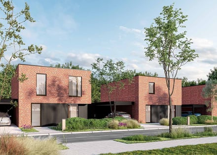 Moderne nieuwbouwvilla’s in Tielt