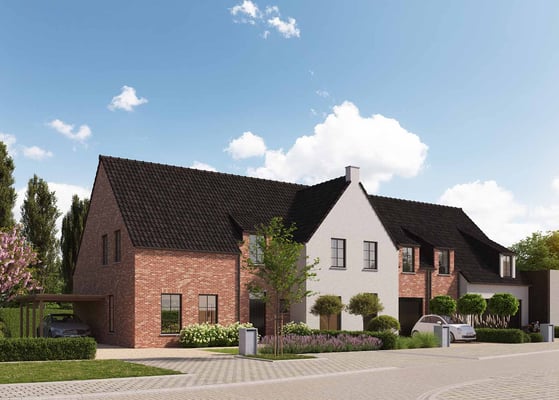 Landelijke projectwoningen in Zwevezele