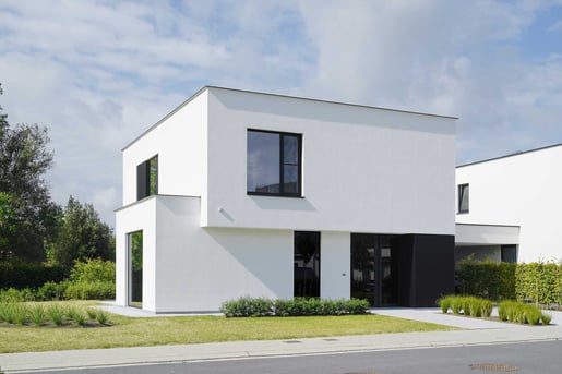 Moderne villa met open zicht