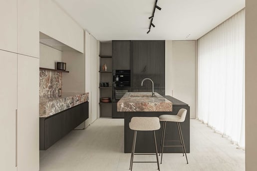 Tijdloos interieur voor harmonieuze kijkwoning in Erpe-Mere